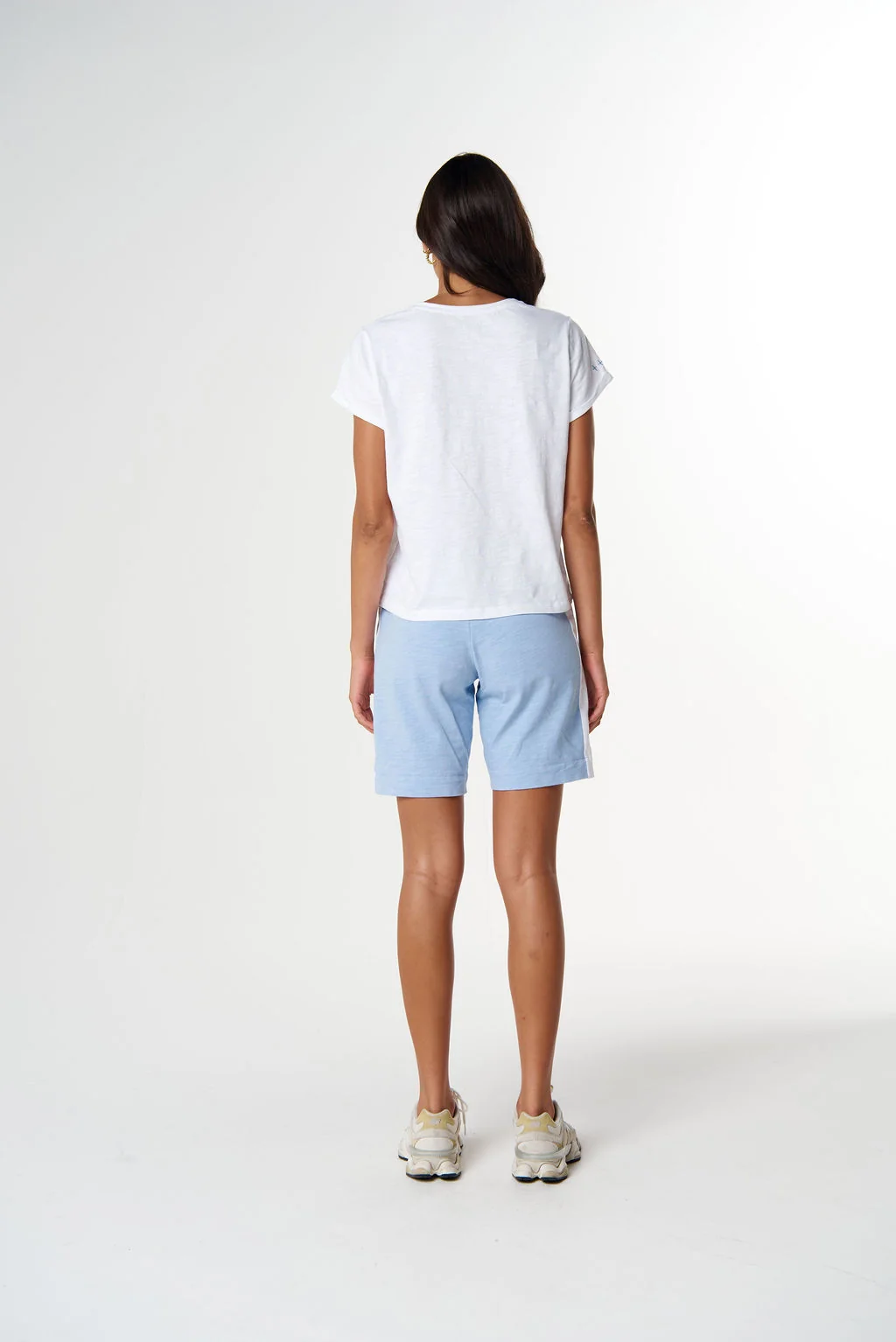 Cloth + Paper + Scissors Embroidered V Neck Tee - Image 3
