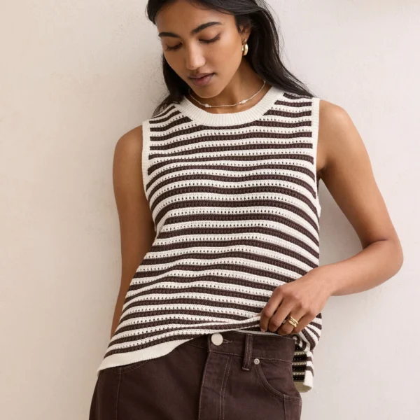 Ceres Life Maddy Mesh Knit Tank