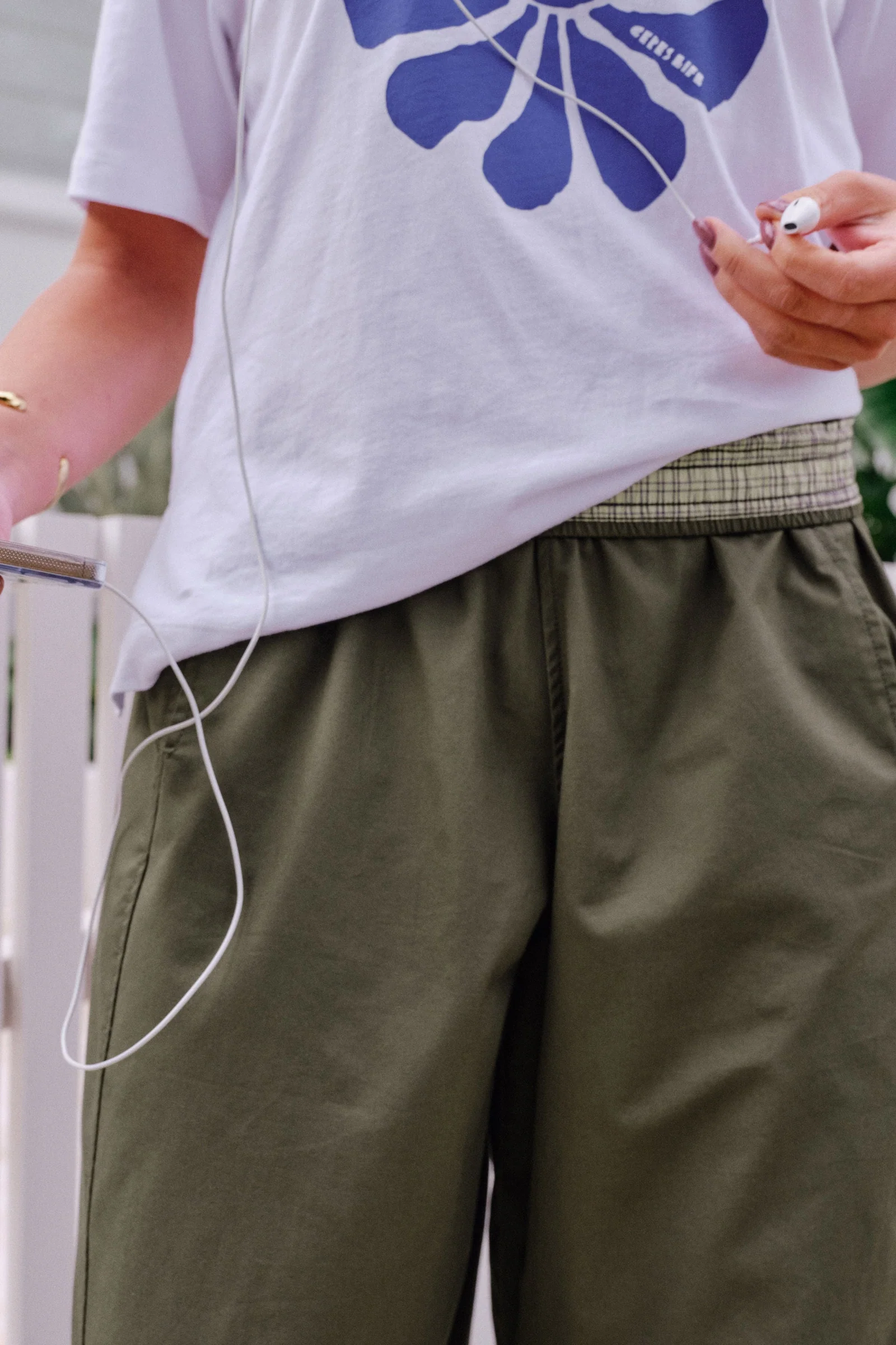 Ceres Life Bella Barrel Pant - washed olive - Image 2