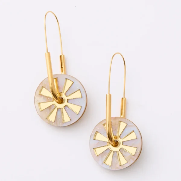 Martha Jean Calypso Earrings - Gold/Gold