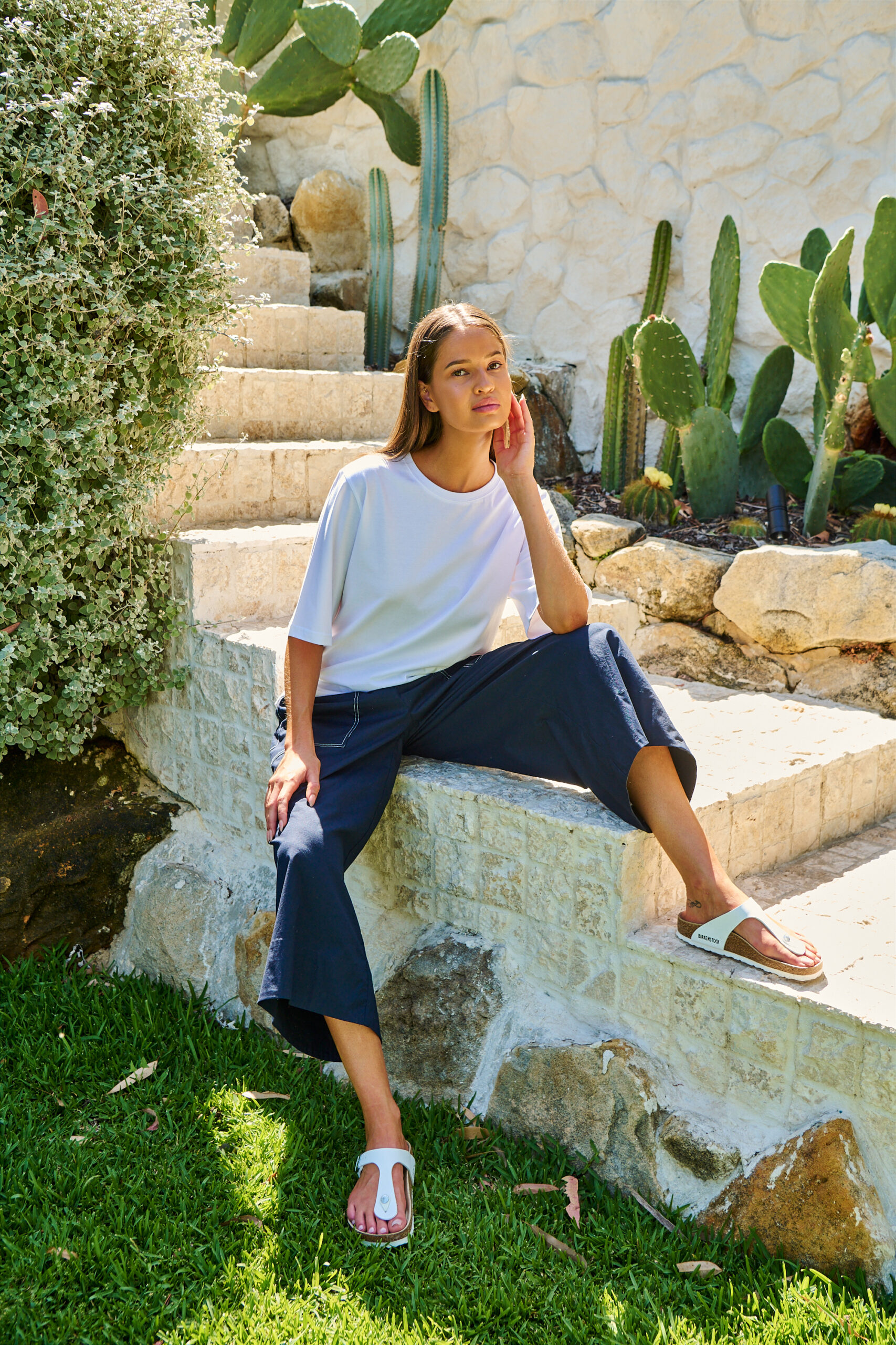 Naturals by O & J White Cotton Tee