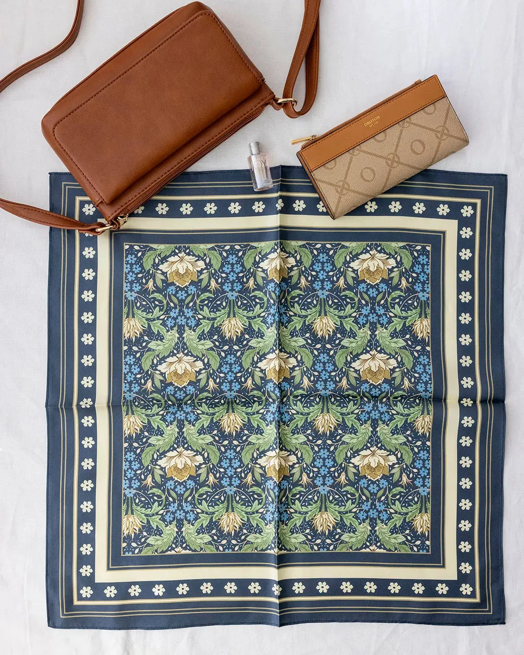 Greenwood Kew Silk Neck Scarf - Image 2