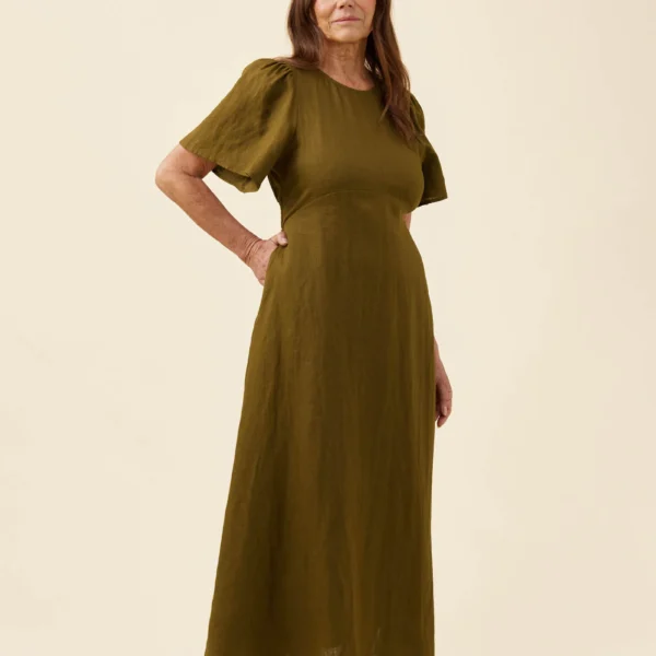Isle Of Mine Anita Maxi Dress - Olive