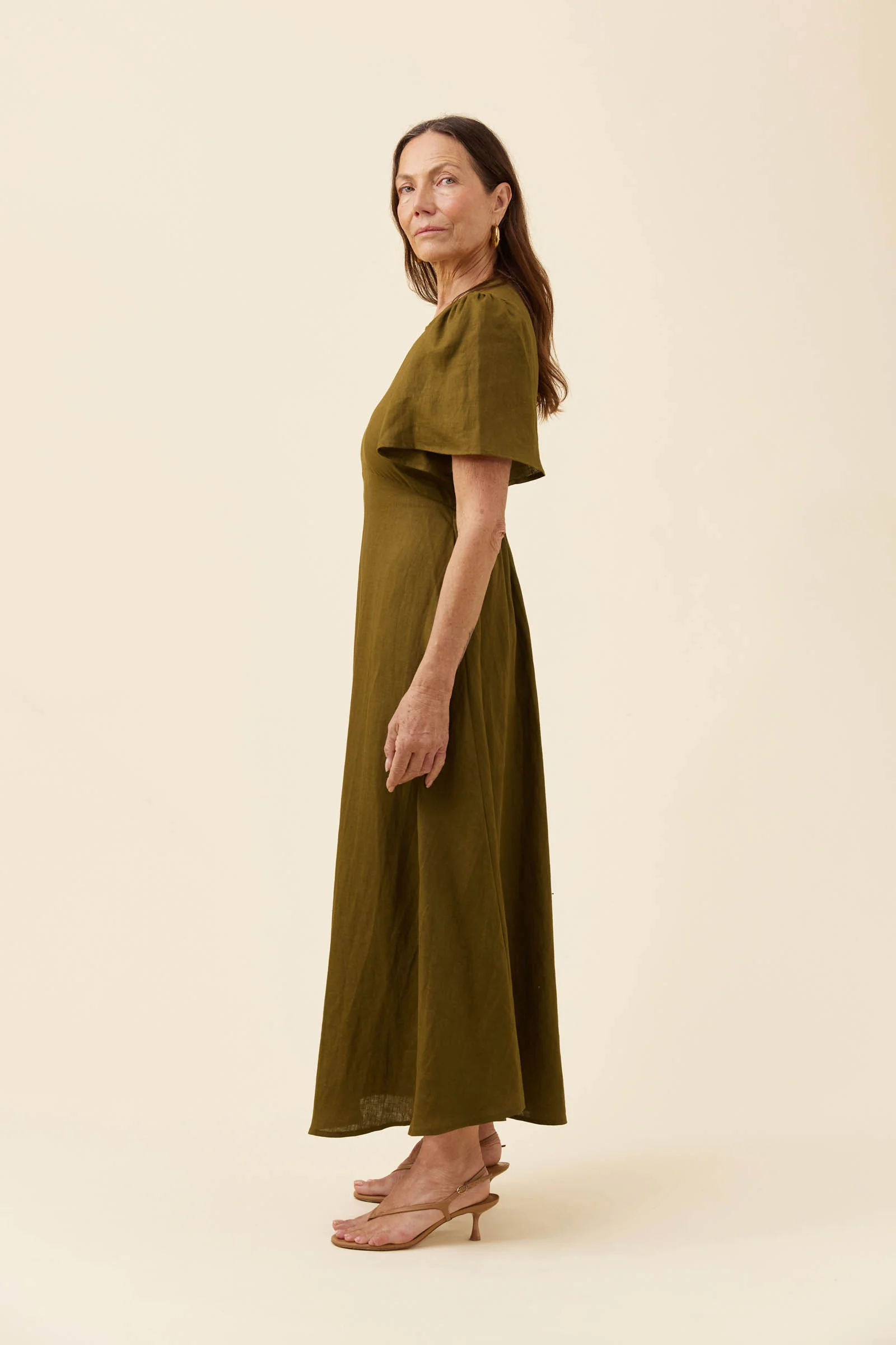 Isle Of Mine Anita Maxi Dress - Olive - Image 2